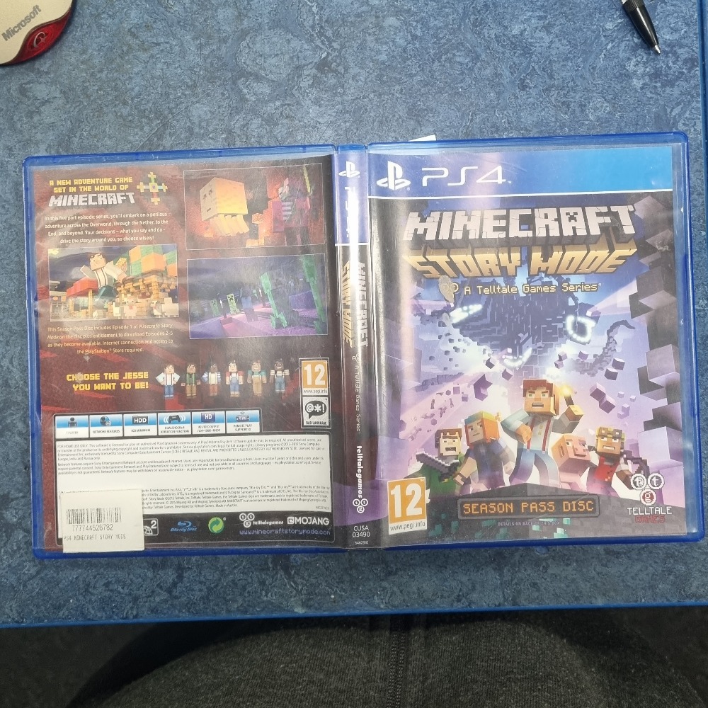 minecraft story mode ps4